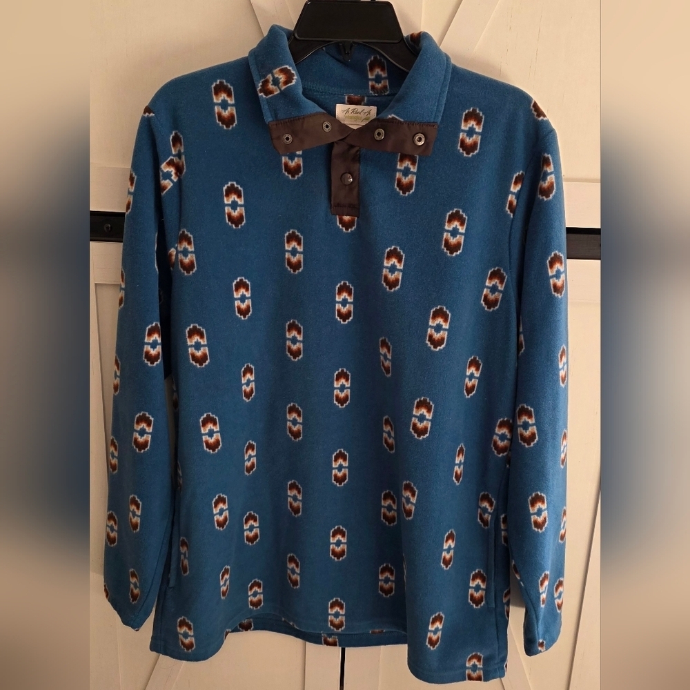 Wrangler Blue Patterned Women's Pullover